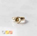 Ring rond met decorand huisdier | 13-309