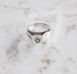 Zegelring kleine vierkant huisdier Heren | 13-314 - Afbeelding 2