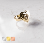Ring hart met omlijsting huisdier | 13-304