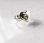 Ring hart met omlijsting huisdier | 13-304 - Afbeelding 3