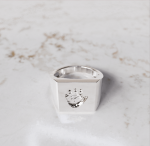 Zegelring vierkant Heren | 14-305 - Afbeelding 4