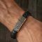 armband met vingerafdruk voor hem